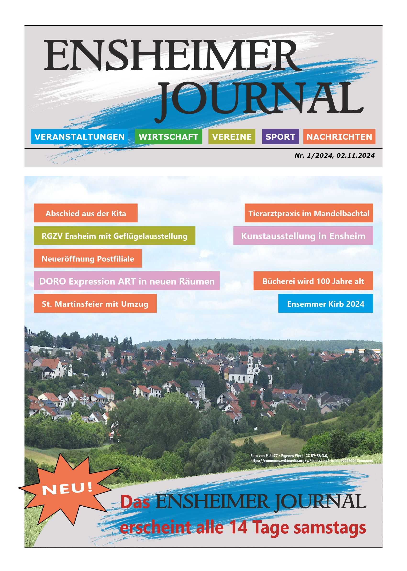 Broschüre Ensheimer Journal
